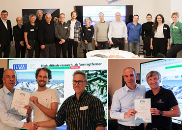 Group photos of the participants of the 10th VAO Board Meeting